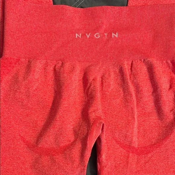 NVGTN Red Leggings - Picture 3 of 3